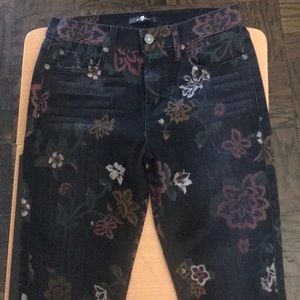 7 For All Mankind Roxanne Ankle with Raw Hem